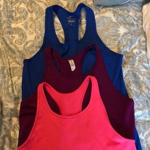(3) Racerback Tank Tops
